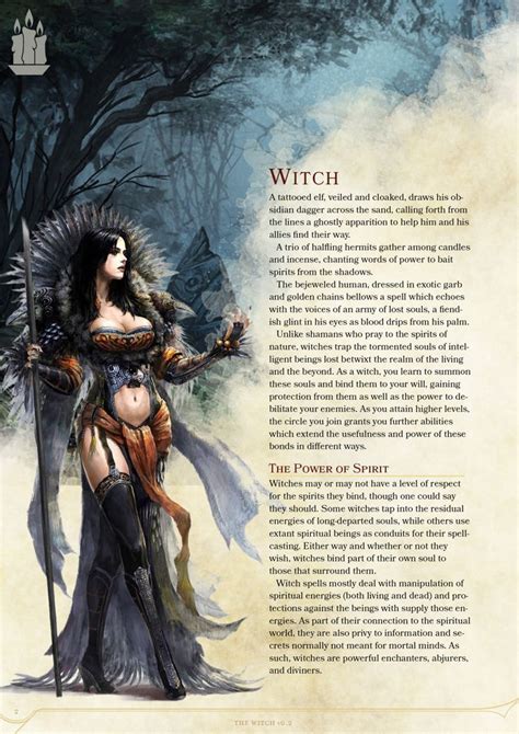 Witchcraft class in Dungeons and Dragons 5e
